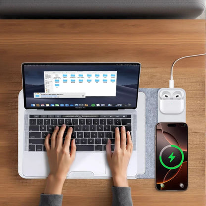 ORIGIN 4-in-1 Wireless Charging Laptop Sleeve